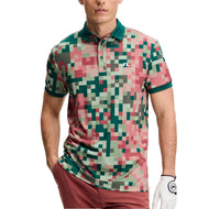 J.Lindeberg Bridger Tour Print Golf Polo Shirt - Tour 26 Multi