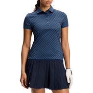 J.Lindeberg Women's Caitlyn Golf Polo Shirt - Bias Bridge Navy Set