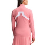 J.Lindeberg Women's Janice Full Zip Golf Mid-Layer - Flamingo Plume
