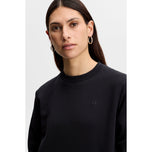 J.Lindeberg Women's Nova Golf Crew Neck - Black