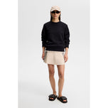 J.Lindeberg Women's Nova Golf Crew Neck - Black