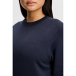 J.Lindeberg Women's Nova Golf Crew Neck - JL Navy