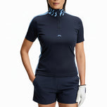 J.Lindeberg 女式 Pip 高尔夫 Polo 衫 - JL 海军蓝