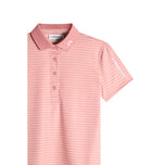 J.Lindeberg Women's Tour Tech Printed Golf Polo Shirt - Bridge Stock Rose