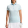 J.Lindeberg 女式 Tour Tech 印花高尔夫 Polo 衫 - Bridge Stock Skylight
