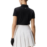 J.Lindeberg Women's Tour Tech Slim Golf Polo Shirt - Black