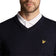 Lyle＆Scott Golf Merino Blend V Neck套头衫 - 海军