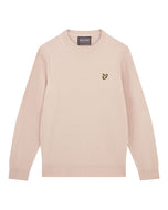 Lyle＆Scott Guernsey高尔夫船员 - 粉红色灰褐色