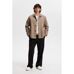 J.Lindeberg Kiyan Quarter Zip Golf Sweater - Moonbeam Melange