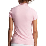 Peter Millar Women's Performance Stretch Jersey Golf Shirt - Palmer Pink