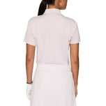 J.Lindeberg Women's Leyla Golf Polo Shirt - Grey Lilac
