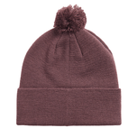 Lyle And Scott 美利奴羊毛混纺毛线帽 - 浆果色