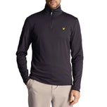 Lyle＆Scott Tech 1/4 Zip Midlayer -Dark Navy