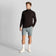 Lyle & Scott Embroidered Merino Blend 1/4 Zip Knit - Jet Black