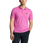 Lyle & Scott Golf Tech Polo Shirt - Contour Pink