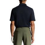 Lyle & Scott Shank 纽扣高尔夫 Polo 衫 - 深海军蓝/日出黄