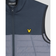 Lyle & Scott 运动抓绒混合高尔夫背心 - True Indigo/Steel Indigo