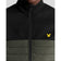 Lyle & Scott 运动抓绒混合高尔夫夹克 - 深黑色/花岗岩