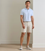 Peter Millar Salem 高性能高尔夫短裤 - 燕麦色