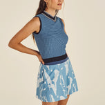 Malbon Women's Ami Mockneck - Vintage Indigo