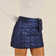 Malbon Women's Kita Quilted Skirt - Blueberry