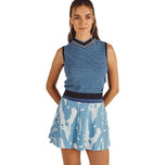 Malbon Women's Ami Mockneck - Vintage Indigo