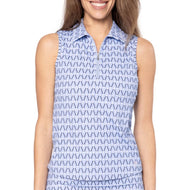 Golftini女子酷女孩无袖高尔夫球球衫 - 瑙蒂和尼斯