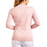 Nivo Women's Nicole V-Neck Golf Sweater - Crystal Rose