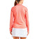 Nivo Women's Nina LIVCOOL Long Sleeve Mock Neck Golf Shirt - Melon