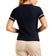 Nivo Women's Nyla V-Neck Knitted Golf Polo Shirt - Navy