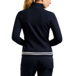 Nivo Women's Scarlet Full Zip Knitted Golf Cardigan - Navy