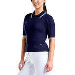 Nivo Women's Vy Sweater Golf Polo Shirt - Navy