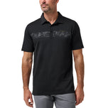 Travis Mathew 性能球衣飞行高尔夫 Polo 衫 - 黑色