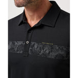 Travis Mathew 性能球衣飞行高尔夫 Polo 衫 - 黑色