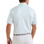 Peter Millar Cheers Performance Jersey Golf Polo Shirt - White