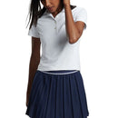 Peter Millar Women&#39;s Performance Stretch Jersey Golf Shirt - White