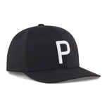 Puma Heritage P Golf Cap - Puma Black/White Glow