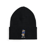 RLX Ralph Lauren Polo Bear 羊毛高尔夫毛线帽 - 黑色