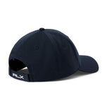 RLX Ralph Lauren 马球运动员斜纹高尔夫球帽 - 精致海军蓝