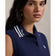 RLX Ralph Lauren 女式 2/48 棉混纺无袖针织高尔夫 Polo 衫 - 沙丘棕褐色/白色 Splash