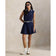 RLX Ralph Lauren Women's Cotton Knit Golf Skirt - Navy/White