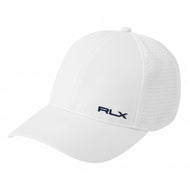 RLX Ralph Lauren Women's Performance Logo Mesh Pannel Cap - Ceramic White