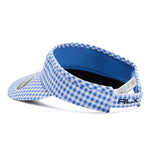 RLX Ralph Lauren Women's Performance Player Visor - Blue Gingham