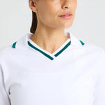 Rohnisch Women's Swing Knitted Golf Polo Shirt - White