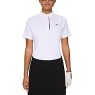 J.Lindeberg Women's Tara Golf Polo Shirt - White