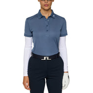 J.Lindeberg Women's Tour Tech Golf Polo Shirt - Vintage Indigo