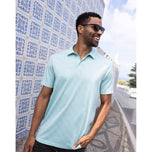Travis Mathew Acropolis Golf Polo Shirt  - Eggshell Blue