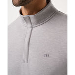 Travis Mathew Cloud 2.0 Golf 1/4 Zip - Heather Medium Grey