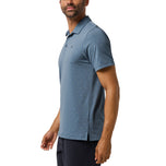 Travis Mathew Performance Jersey Wave Golf Polo Shirt - Bering Sea