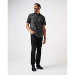 Travis Mathew Study Abroad Golf Polo Shirt  - Black